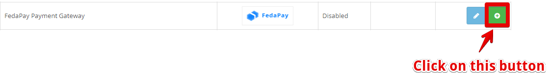 FedaPay plugin OpenCart